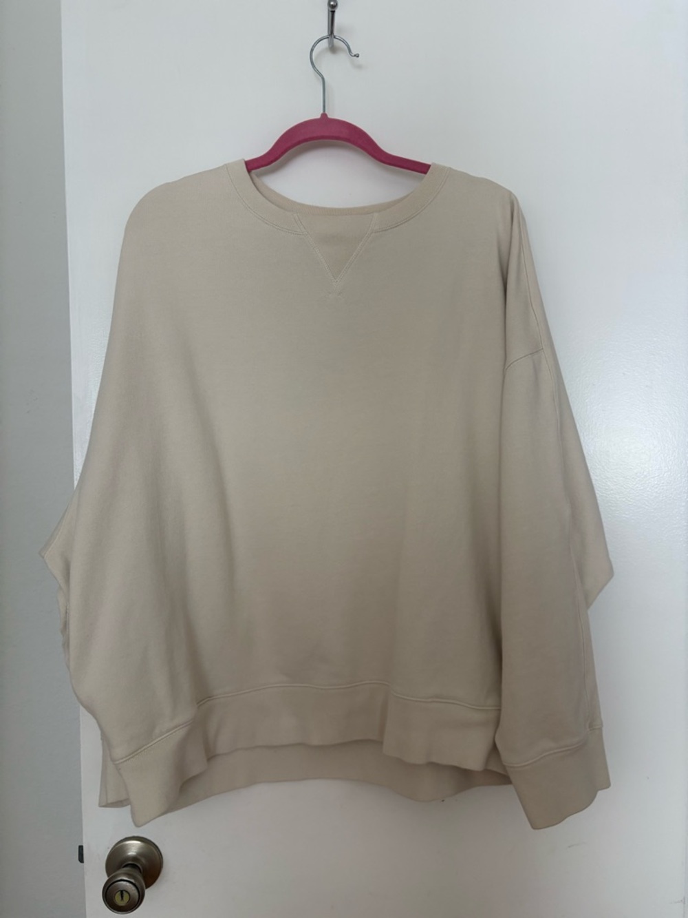 Calvin Klein Oversized Neutral Crewneck Sweatshirt